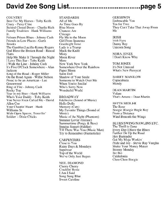 DZsonglist5